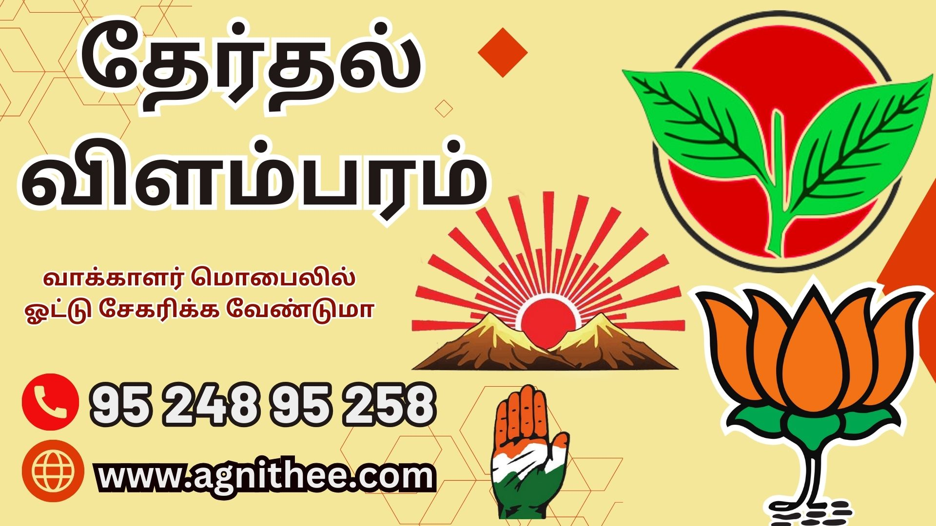Local Ads Thiruverumbur Election Advertising Bulk SMS Bulk Voice Call  